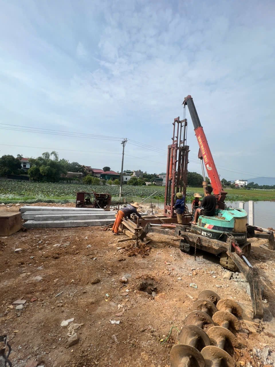Quy Trình Thi Công Ép Cọc Bê Tông Chi Tiết Từng Bước